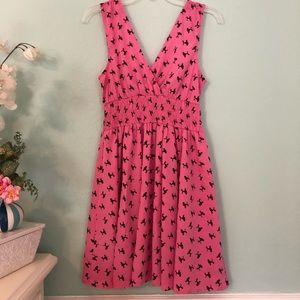 Derek Heart Pink Poodle Dress M